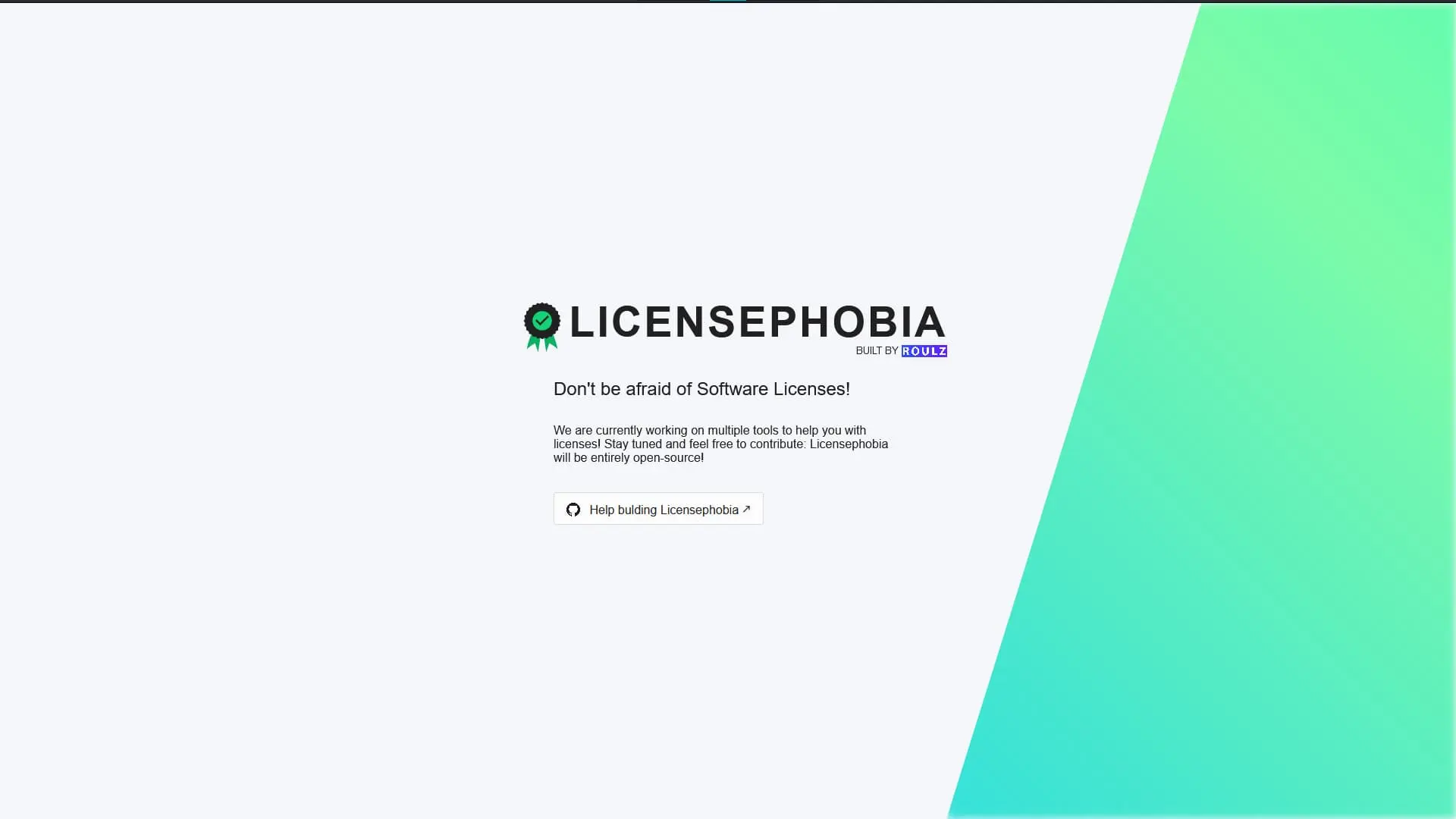 Licensephobia